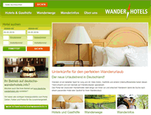 Tablet Screenshot of deutsche-wanderhotels.info
